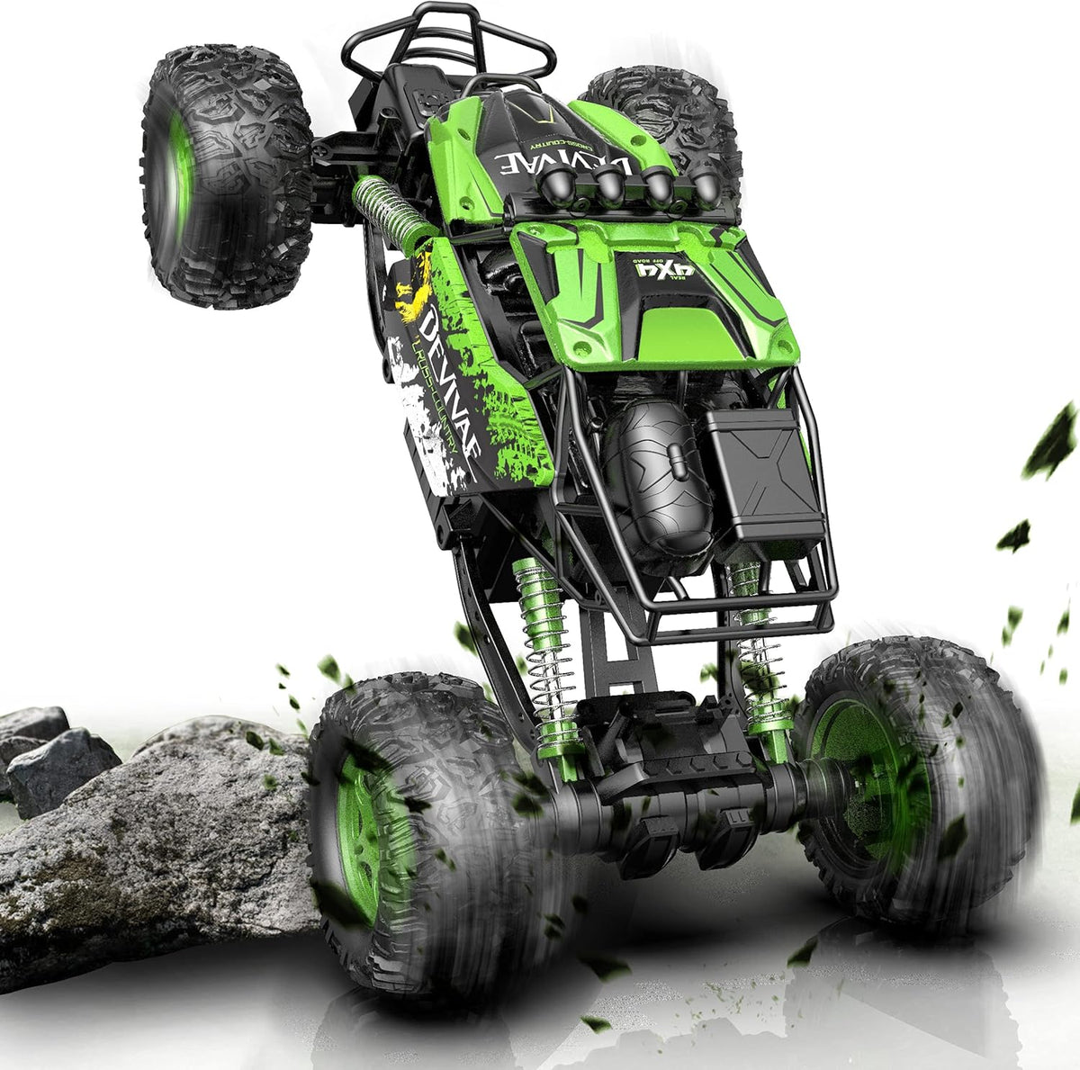 1:12 4WD 2.4GHz Remote Control Monster Truck with 2 Batteries R731