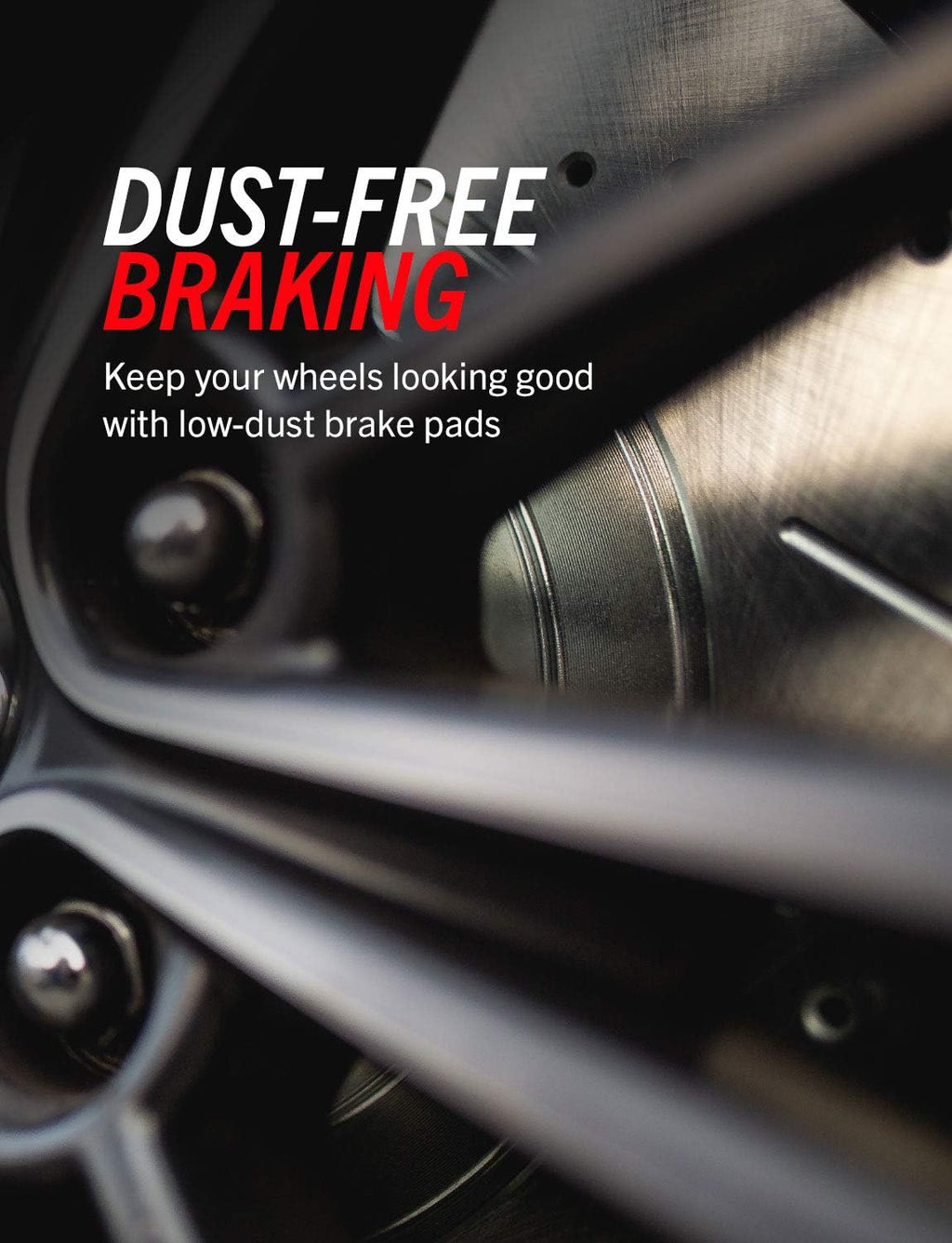 Front Carbon Fiber Brake Pads with Drilled & Slotted Brake Rotors Kit C32396