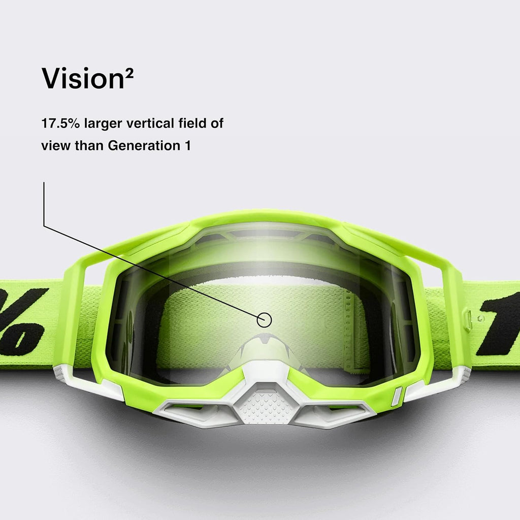 Blue MX Offroad Goggles with Mirror Gold Lens C511965