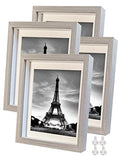 White 4 Pack 5x7 Shadow Box Frame Internal Depth 0.6 inch G4978