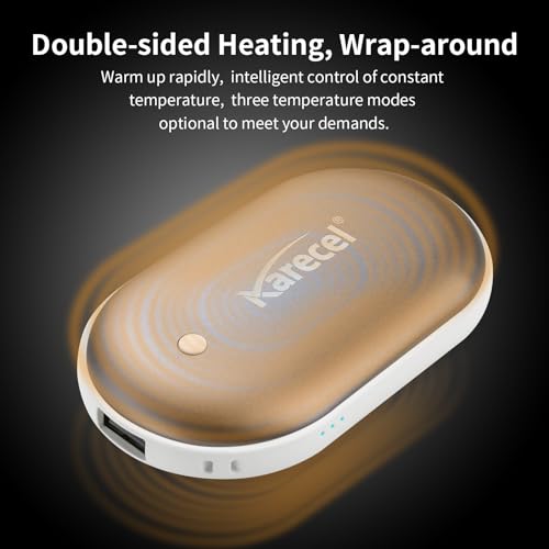 Rechargeable Hand Warmer 5200mAh Double-Sided Electric Hand Warmer Power Bank E9440