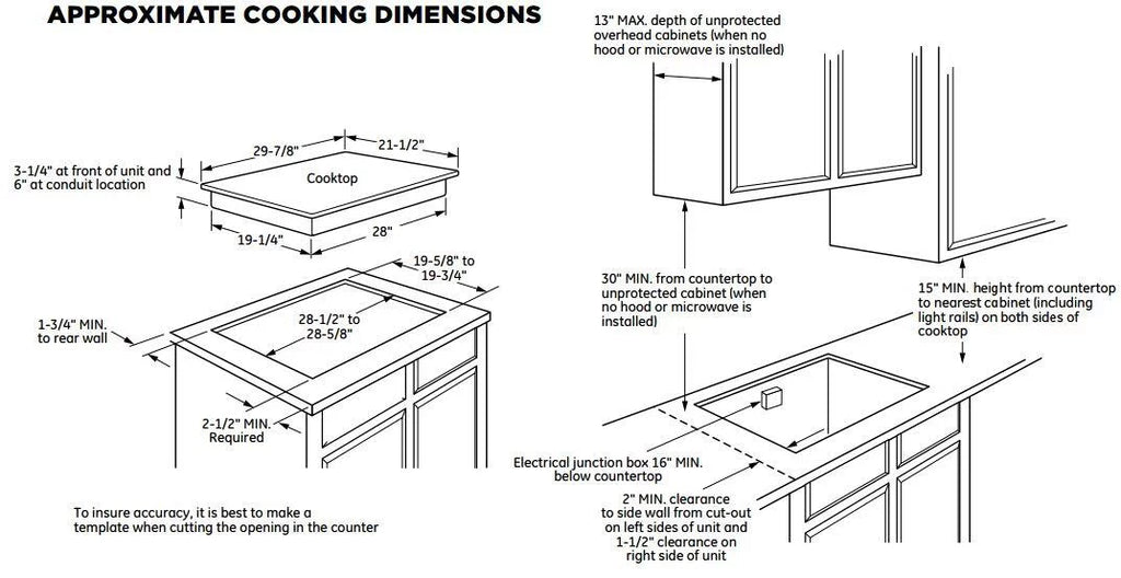 30-inch Built-in Knob Control Electric Cooktop V475