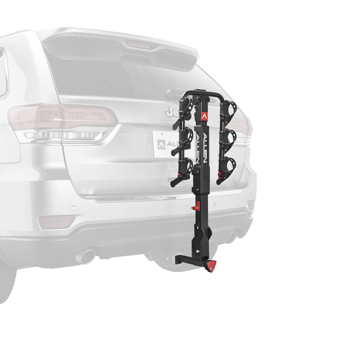Black 3-Bike Carrier for 2 in. and 1 1/4 in. Hitch N546