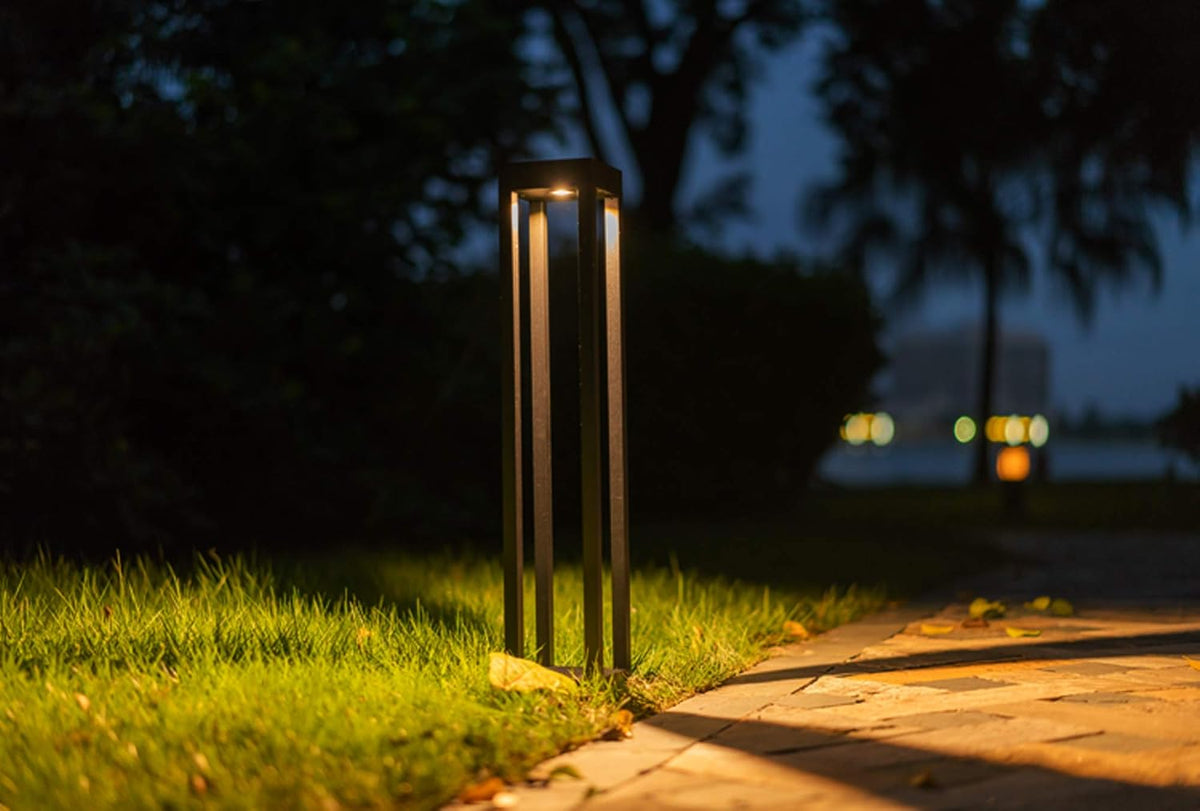 LED Landscape Path Lights, 10W, 2 ft Height, Waterproof Aluminum, Warm White 3000K X131212