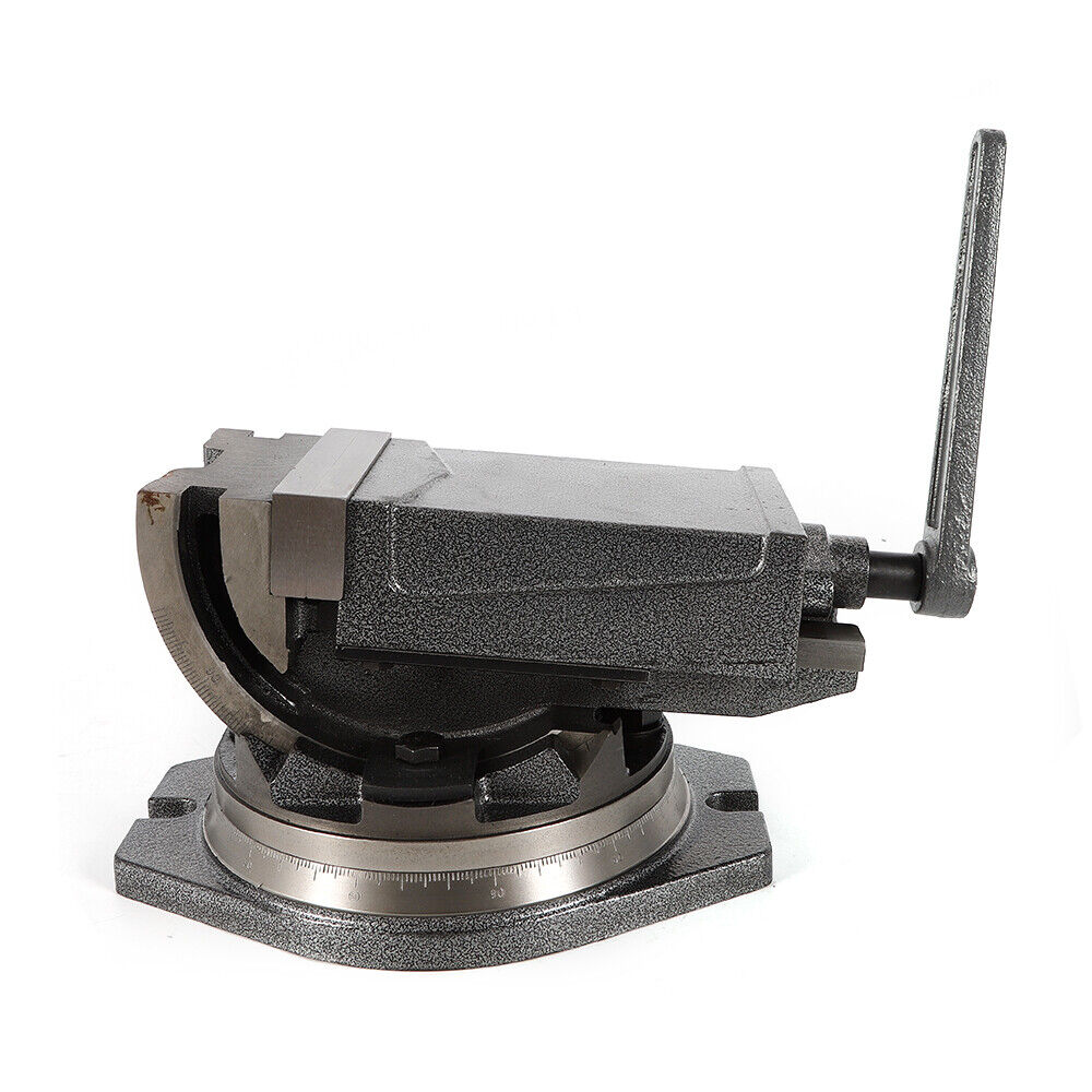 5" Precision Milling Vise 2Way Clamp Machine Accessory Set 90º Tilting with Swivel Base U9120