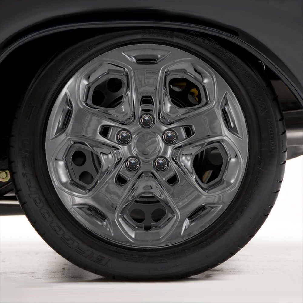 Set of Four 17 Chrome Hubcap Wheel Covers W6317