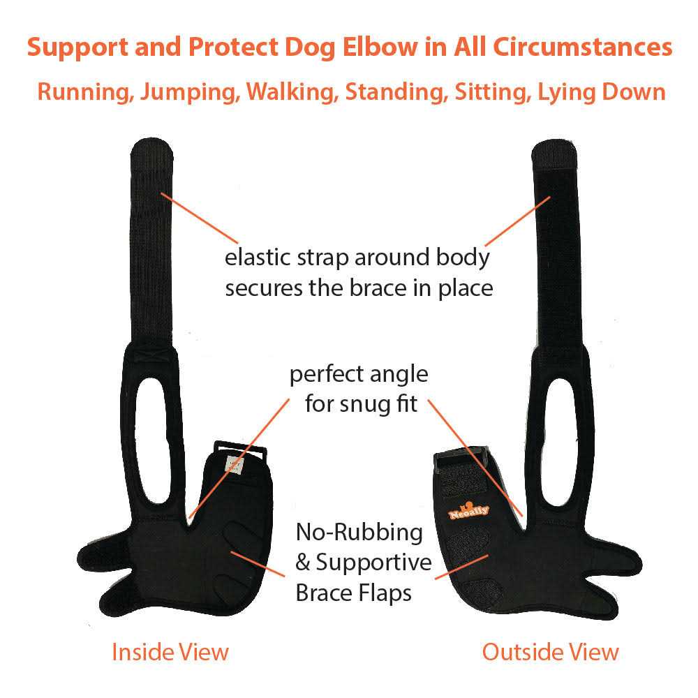 Dog Elbow Brace Protector Pads F6427