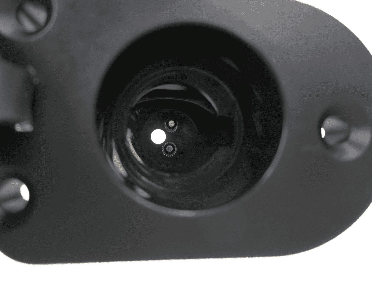 Boat LED All Round Anchor Light Pole 24" Collar Black Base Socket 2 Pins Wired 90 Degrees Q78393