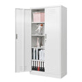 Lockable 72" Metal Storage Cabinet with Adjustable Shelves E770