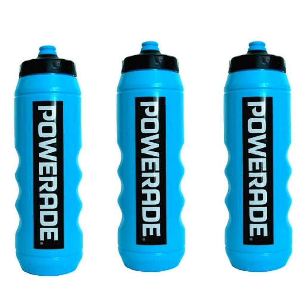 32 oz Sports Water Bottle with Squeeze Cap, Set of 3 L66206