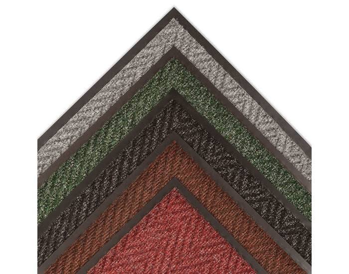 Charcoal Indoor Blended Yarn Carpeted Entry Mat S54894