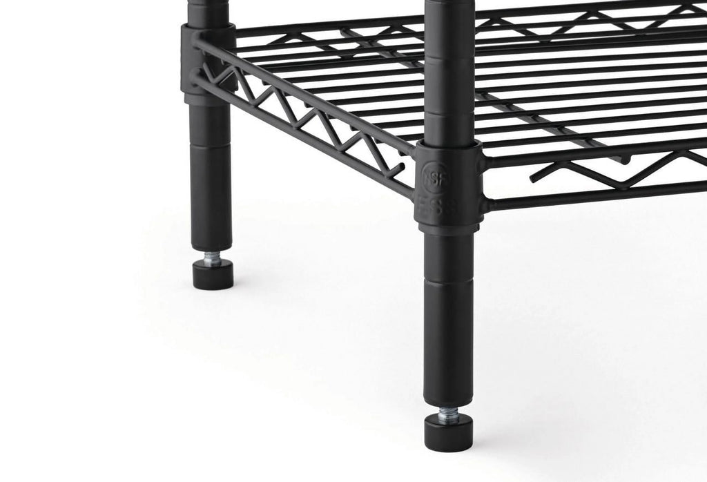Steel 4-Tier Storage Shelf Unit White T22584