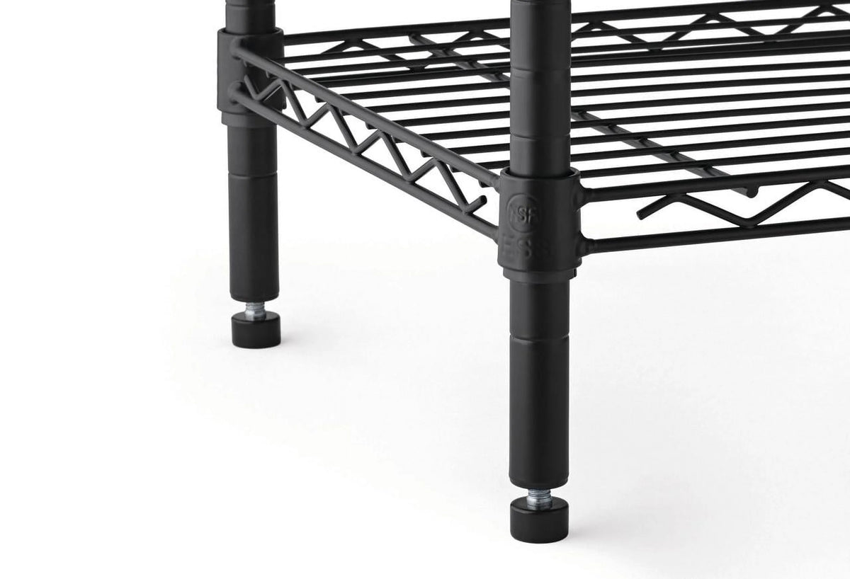Steel 4-Tier Storage Shelf Unit White T22584