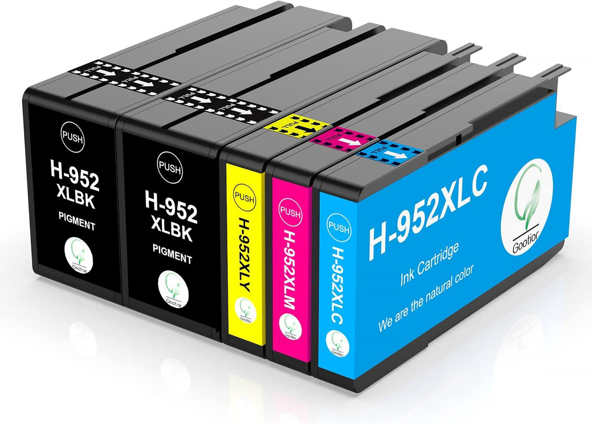 Compatible Ink Cartridges for HP 952 952XL Replacement High Yield 5 Pack P747