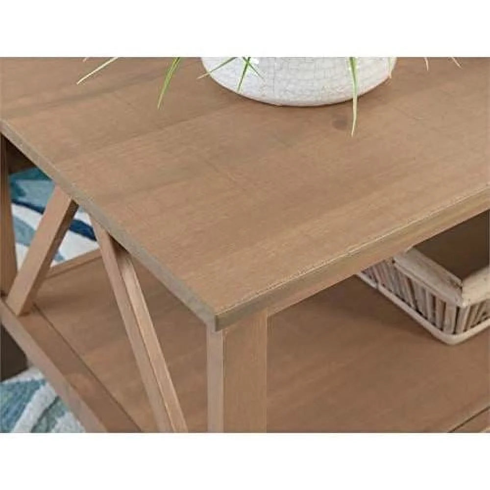 Driftwood Coffee Table and 2 End Tables Set O28358