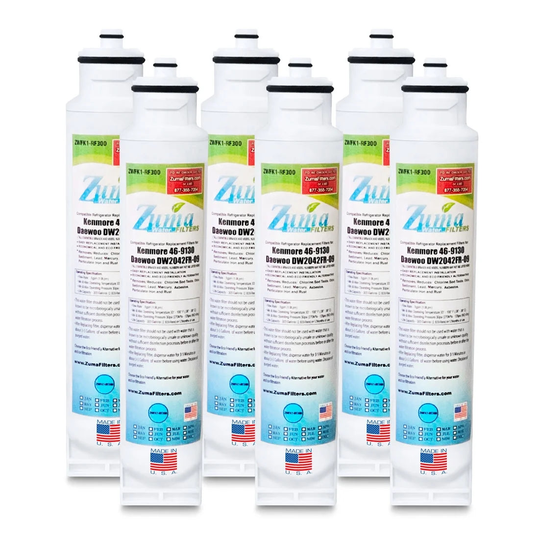 Water and Ice Filter 6 Pack O348781