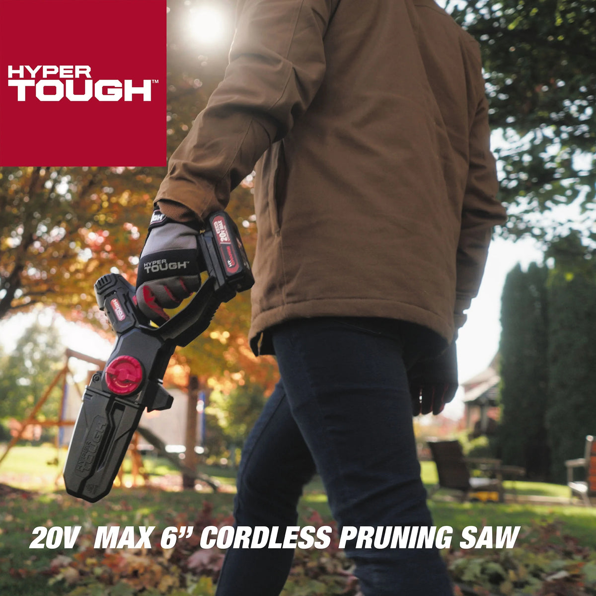 20-Volt 6-inch Mini Chainsaw with Battery and Charger U195