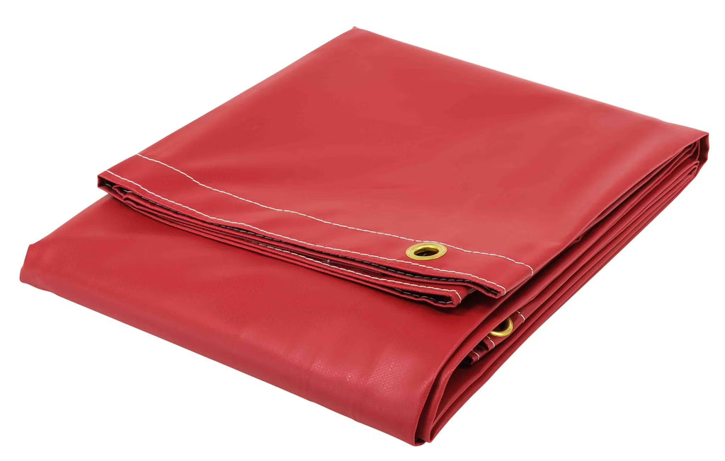 10' x 12' Red 18oz Vinyl Utility Tarp G3104