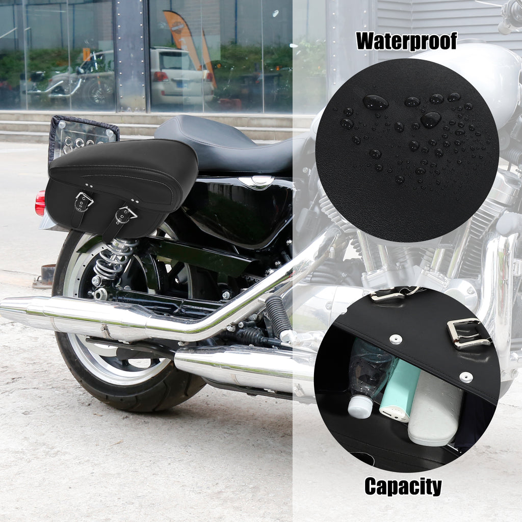Black Motorbike Saddlebag Tool Bags W2495