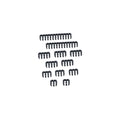 White Pro Bridged Comb Kit A5662