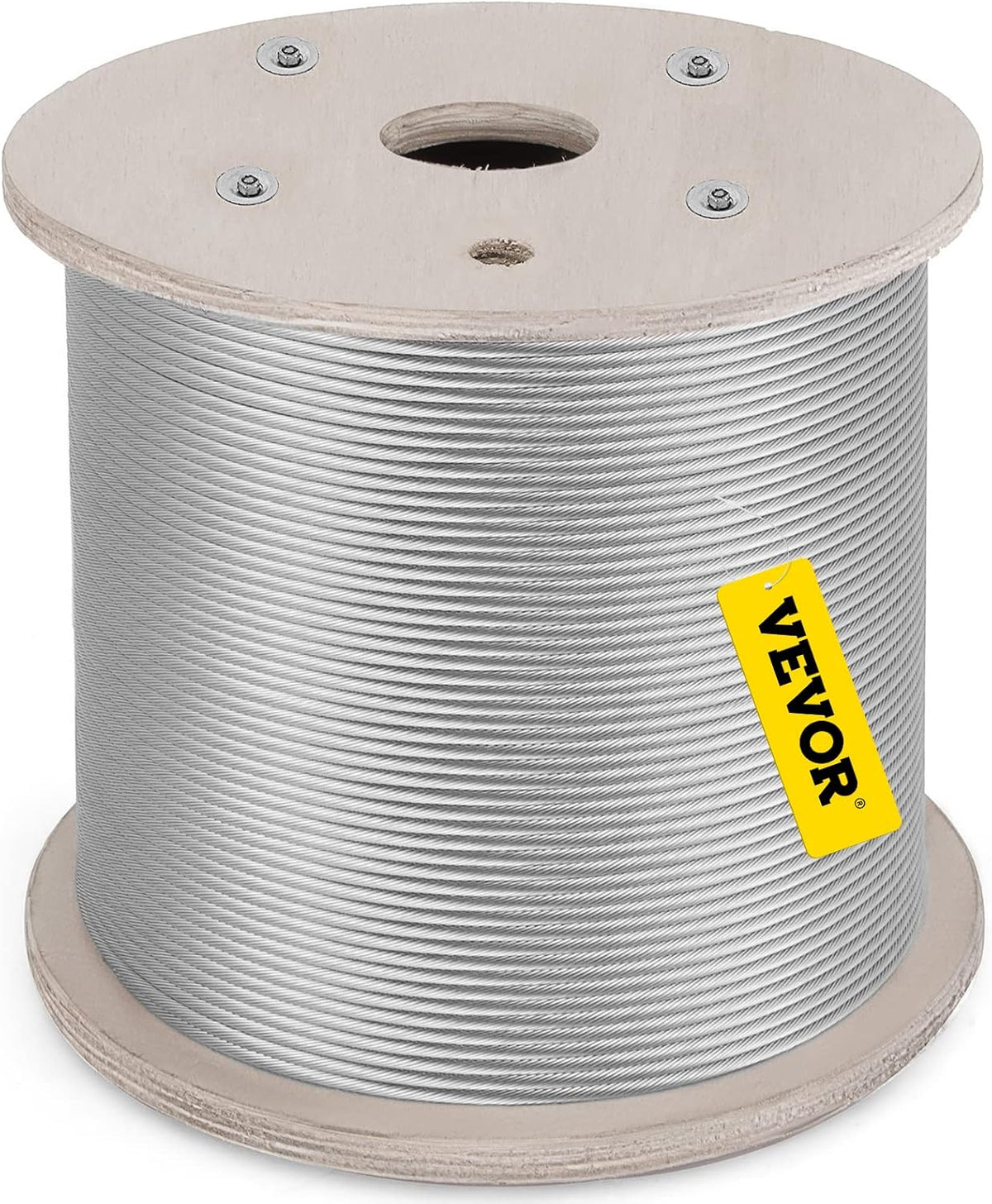 304 Stainless Steel Cable 1/4 Inch 7 X 19 Steel Wire Rope 200Feet T559