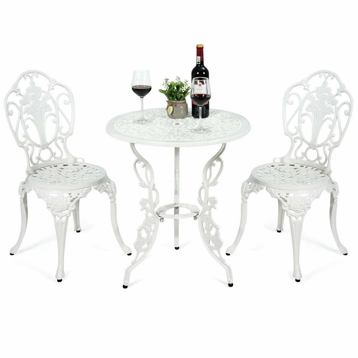 3 Pcs Patio Bistro Set V250234