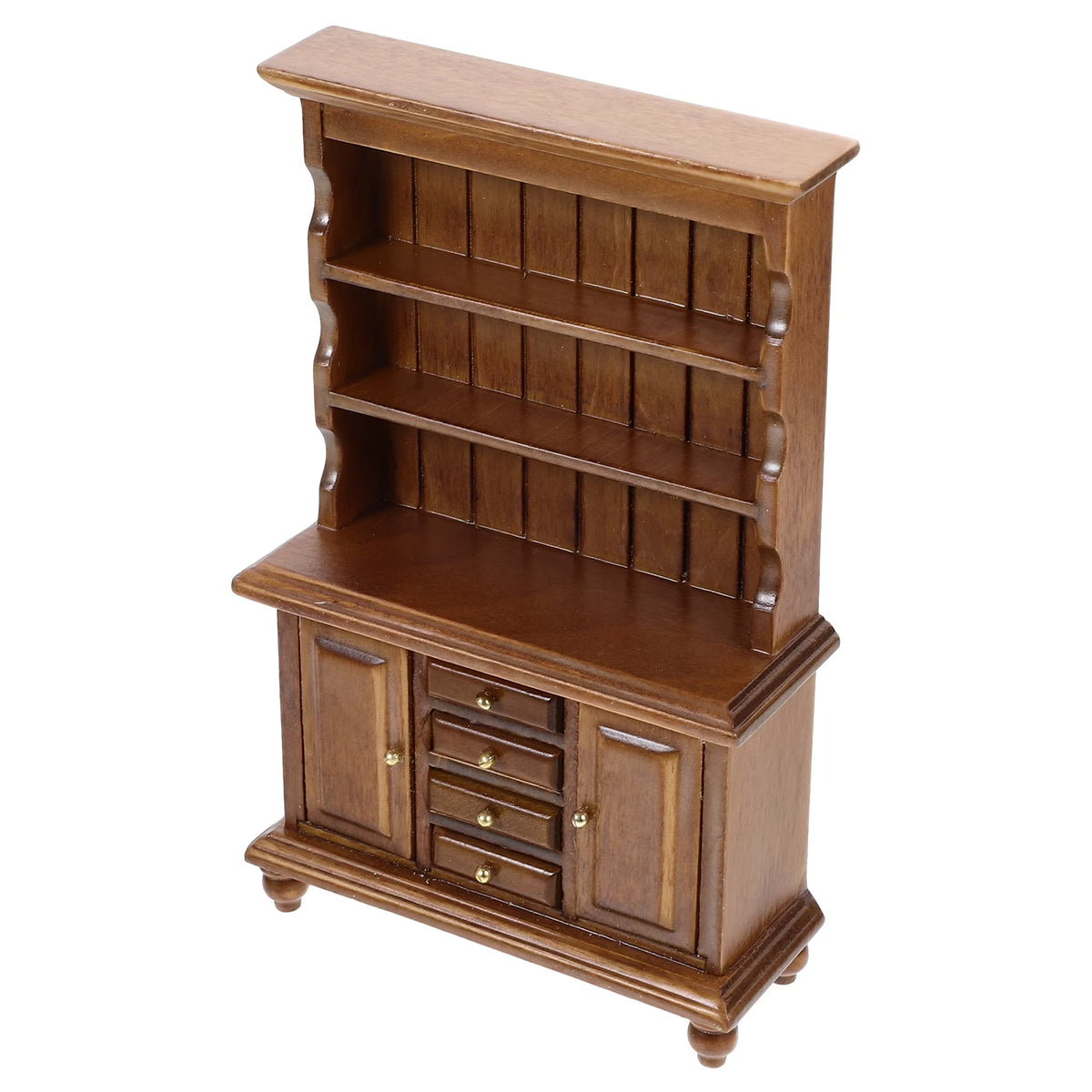Walnut Color Miniature Bookcase Bookshelf K937