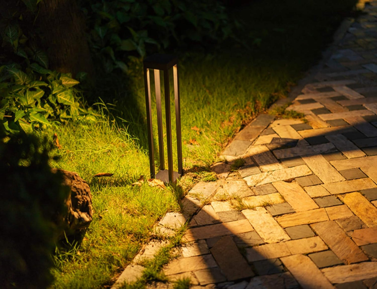 LED Landscape Path Lights, 10W, 2 ft Height, Waterproof Aluminum, Warm White 3000K X131212