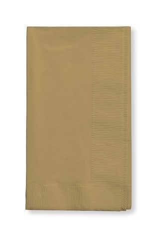 Gold Dinner Napkins Bulk Pack Case P1363