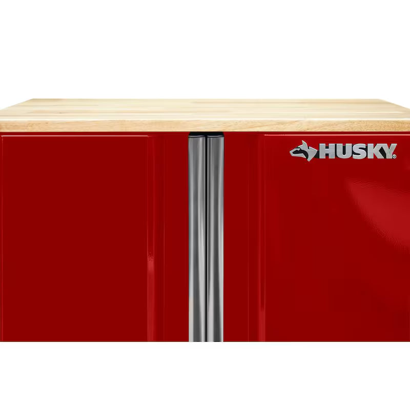 24-Gauge Steel 2-Door Garage Base Cabinet in Red Y520