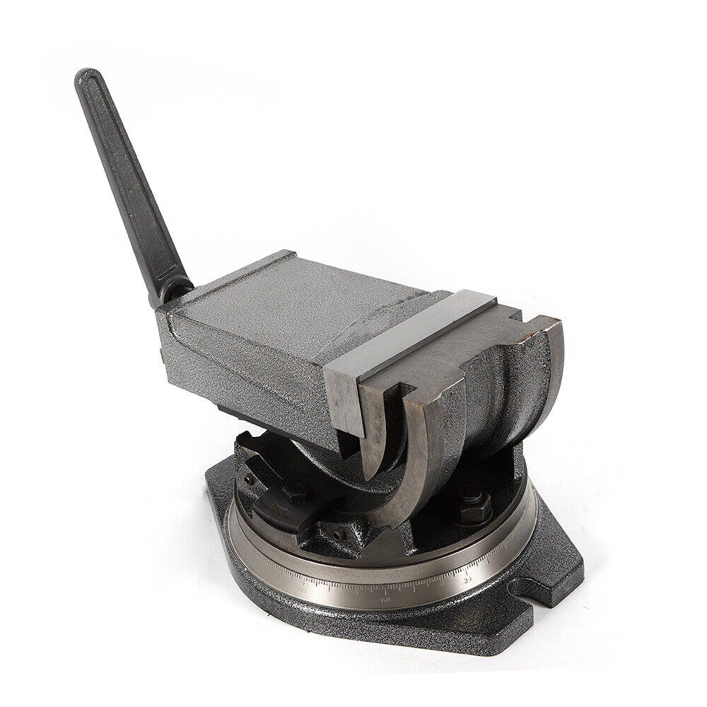 5" Precision Milling Vise 2Way Clamp Machine Accessory Set 90º Tilting with Swivel Base U9120