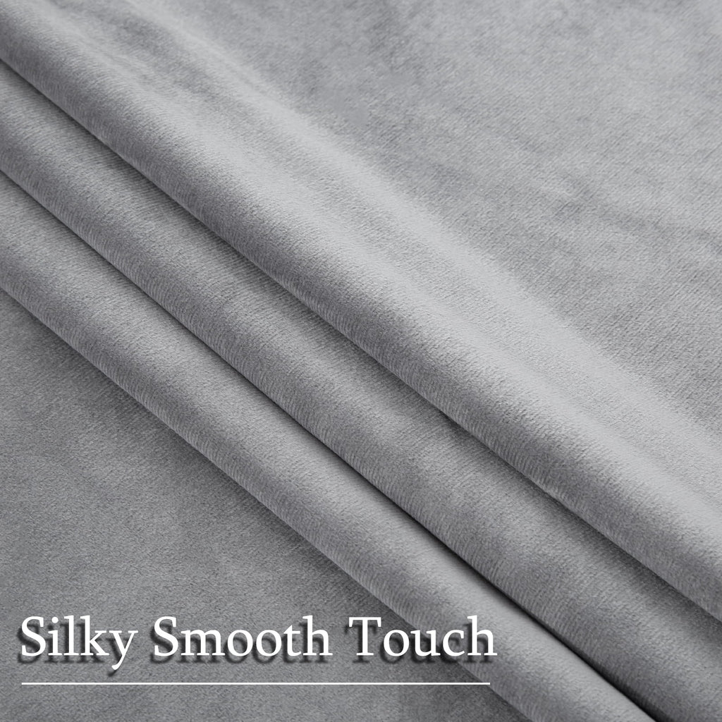 2 Piece Blackout Velvet Curtains Z84243