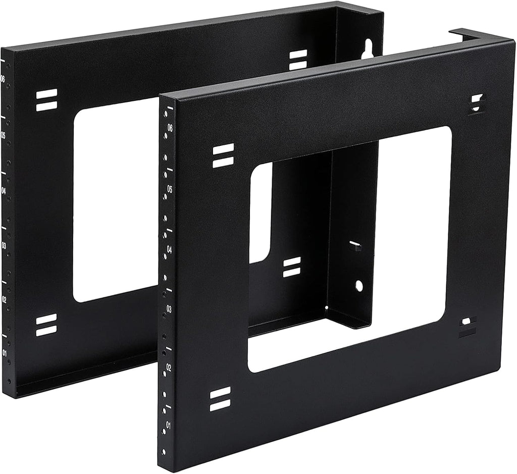 6U Open Frame Rack Wall Mount Desktop Mount Pack of 2 L862072