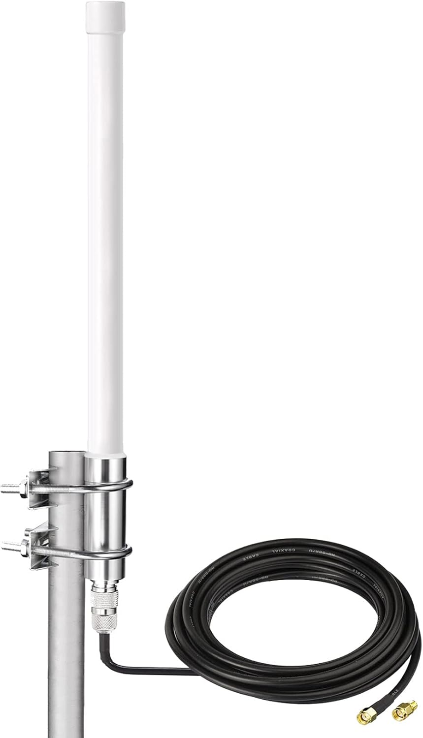 43.3inch 8dBi 915mHz N Male Omni LoraWan Antenna Fiberglass Pack of 2 N520784