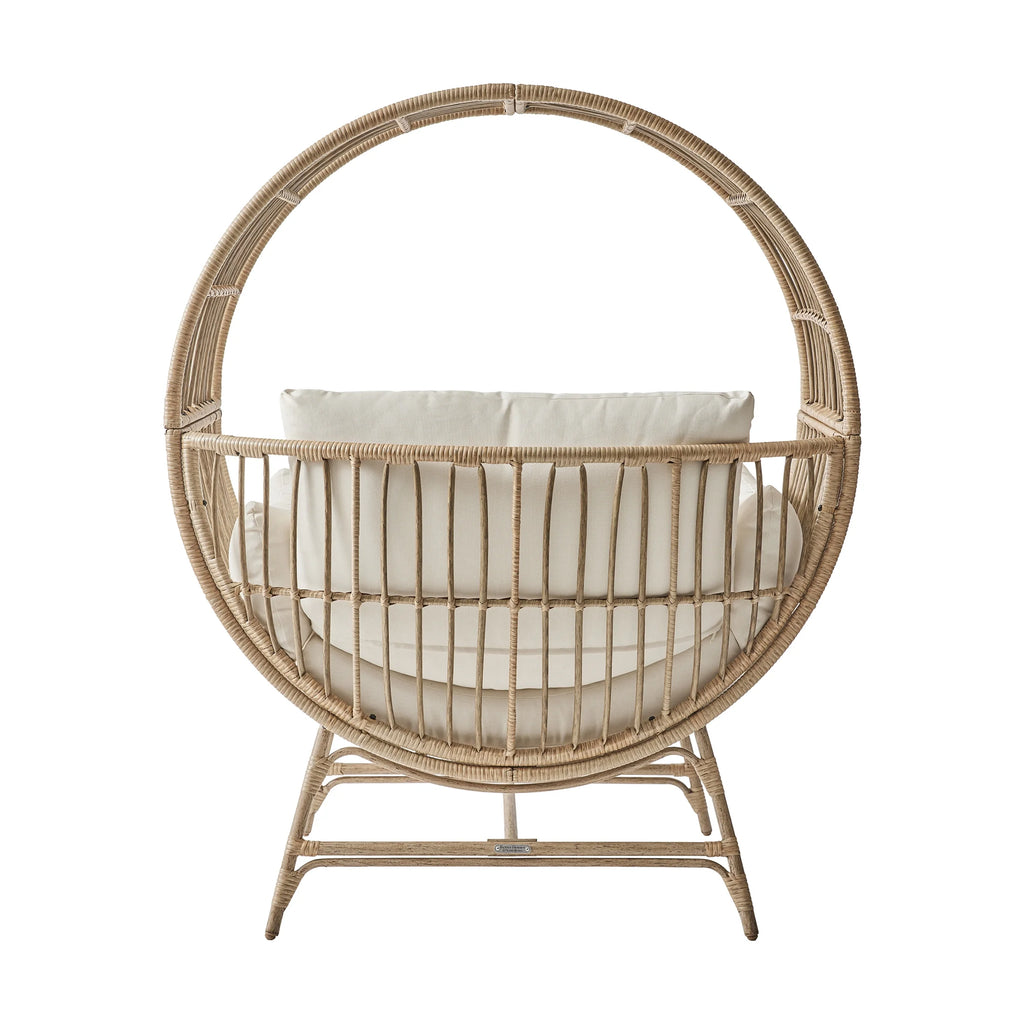 Round Wicker Outdoor Egg Chair P65708