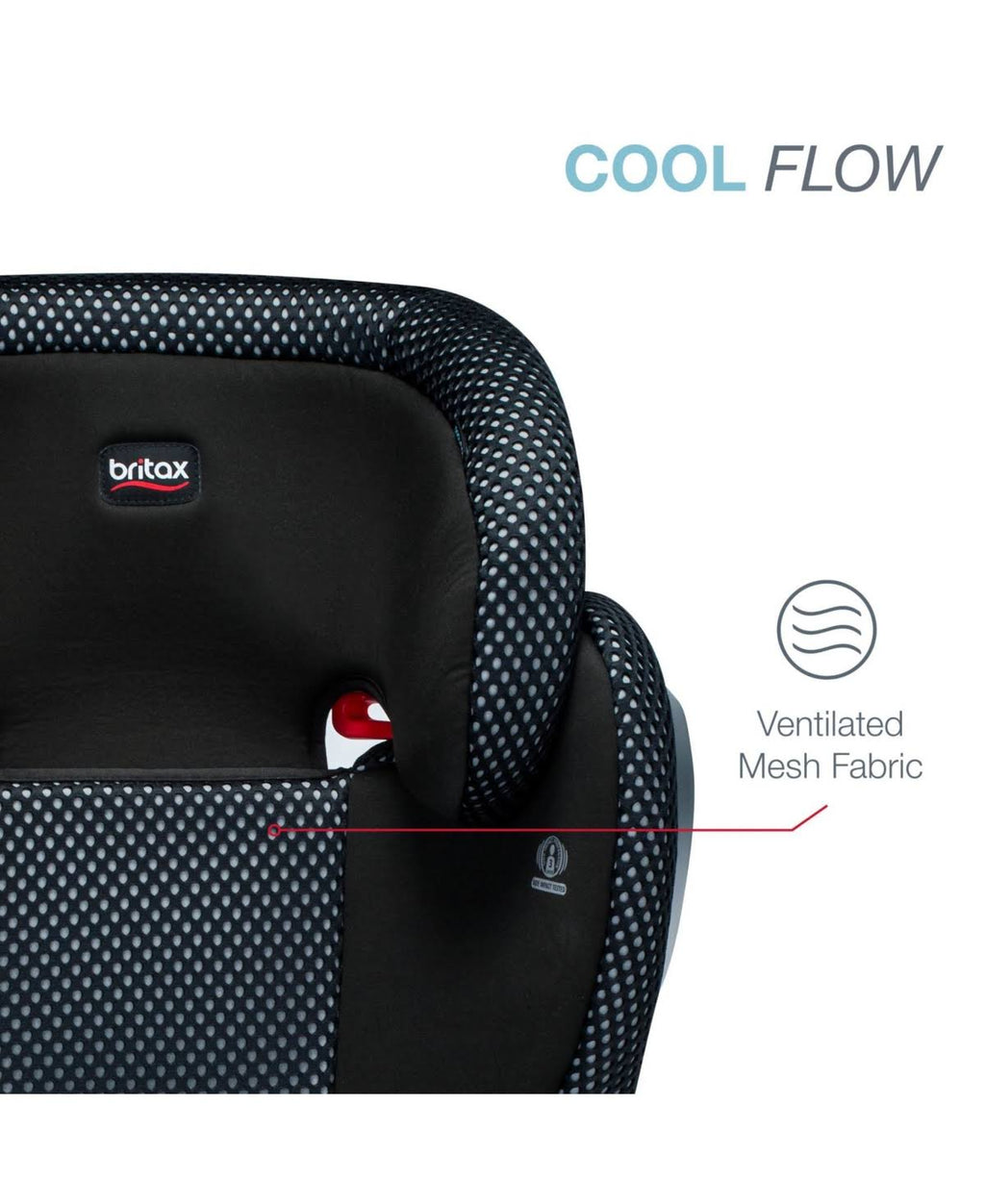 Cool Flow Grey Belt-Positioning Booster Car Seat M955