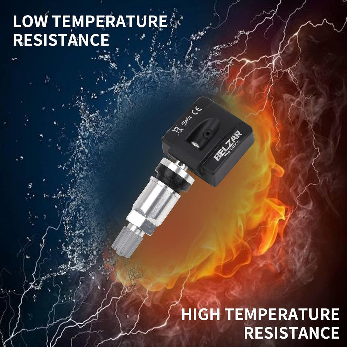 TPMS Preprogrammed 315MHz Tire Pressure Sensors 4 Pack Z97362