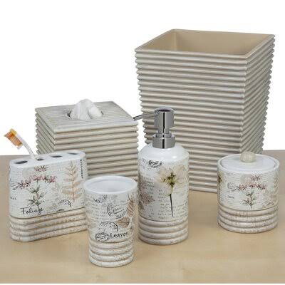 6 Piece Bathroom Accessory Set Q464