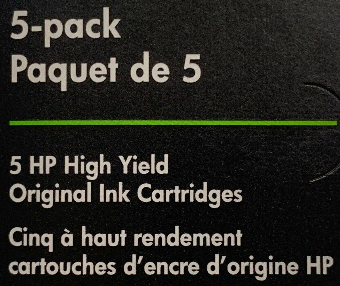 5-Pack HP 902XL Ink Cartridge Yellow Magenta Cyan Black E664965