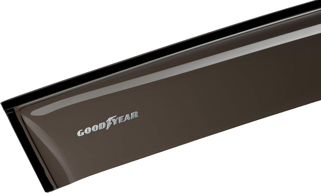 4 Pieces Tape-on Side Window Deflectors for Ford Fiesta Sedan N8667