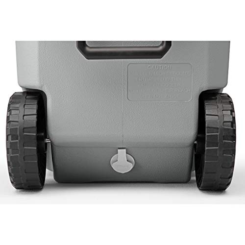 Insulated Rolling Cooler with Wheels, 100-Quart F2125