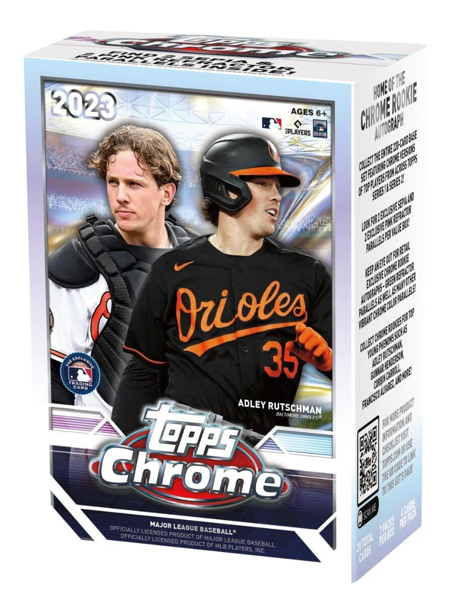 Topps Chrome Baseball Trading Cards Value Box R18690