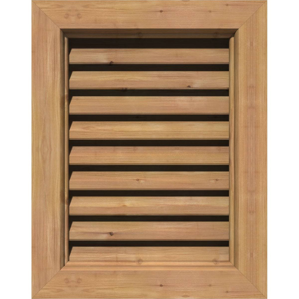 Unfinished Functional Vertical Gable Vent G37031
