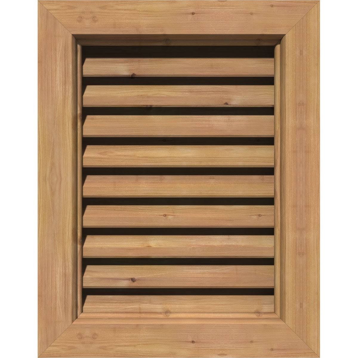 Unfinished Functional Vertical Gable Vent G37031