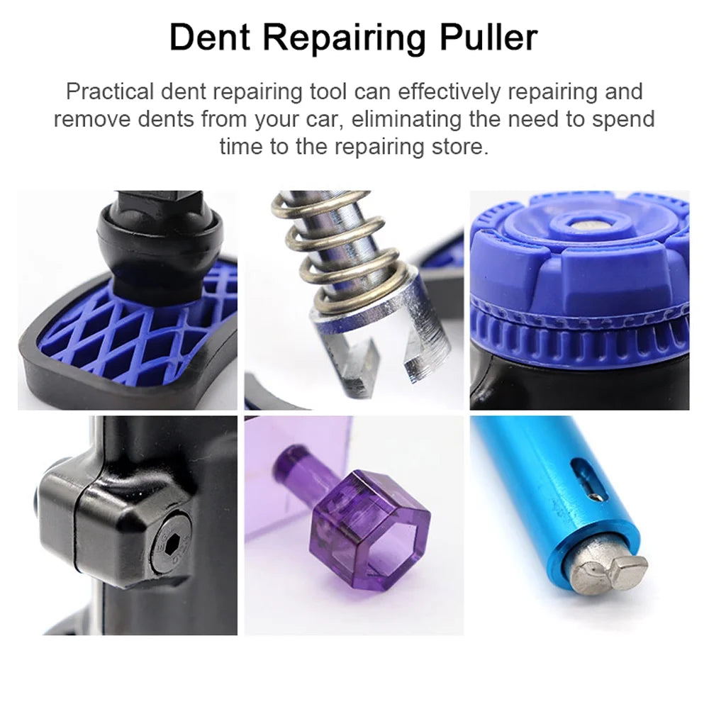 360° Adjustable Paintless Dent Removal Tool with 28 Glue Puller Tabs V454