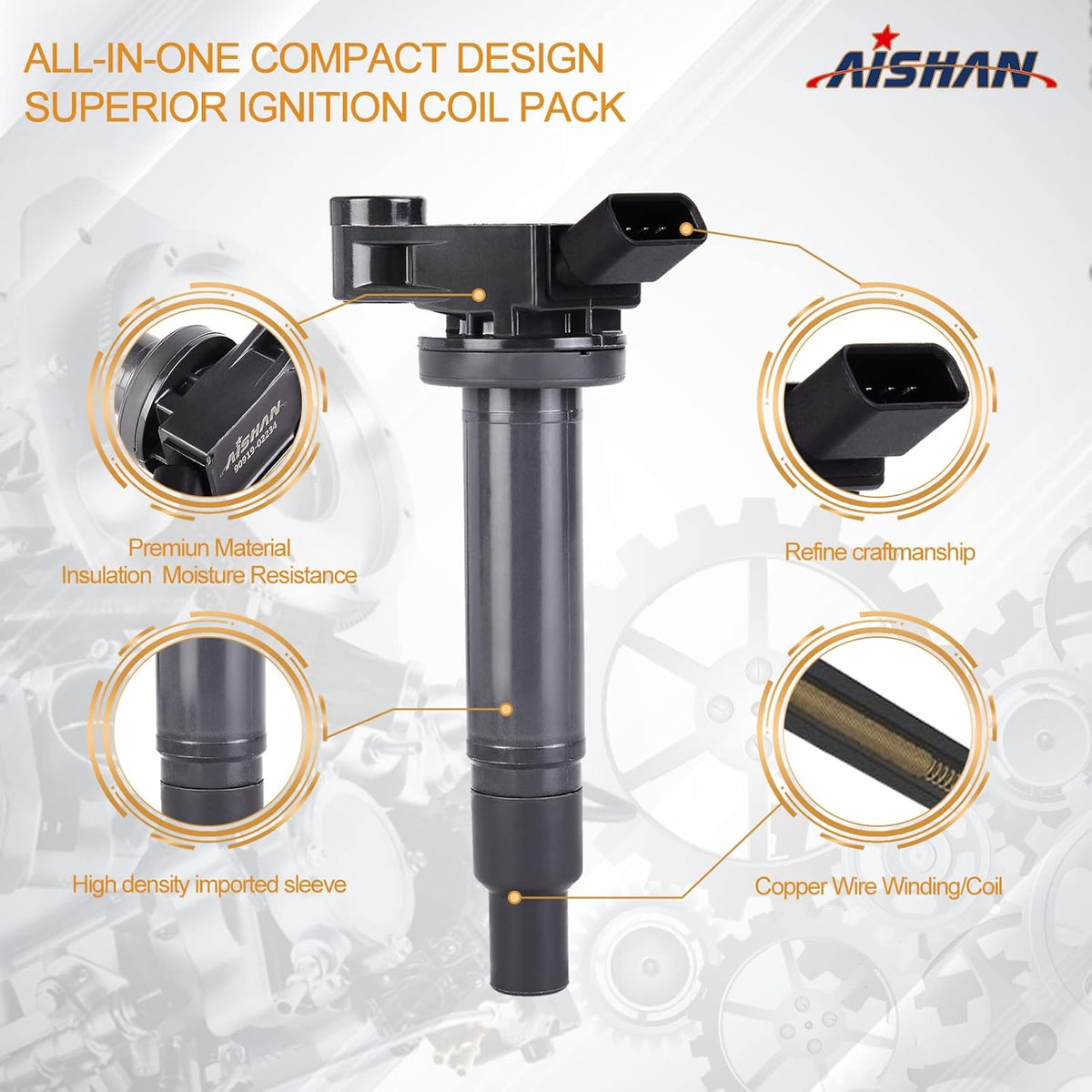 Ignition Coil Pack Compatible with V6 1MZFE Engine G9179