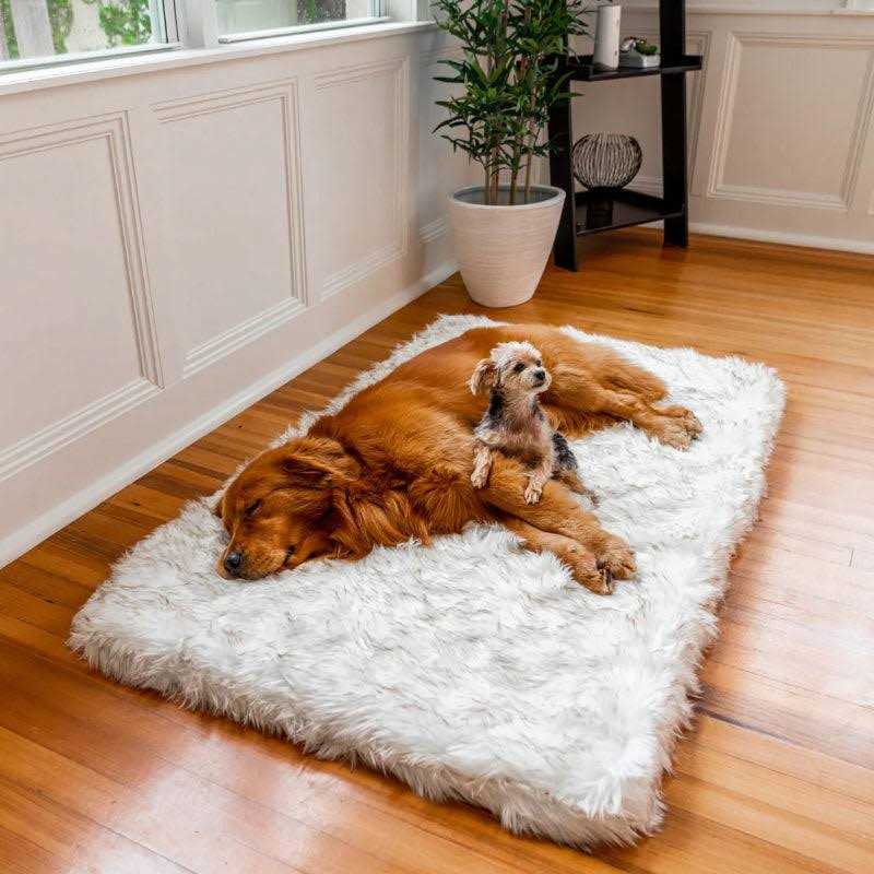 Faux Fur Orthopedic Dog Bed O6028