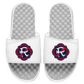 White New England Revolution Slide Sandals C3202