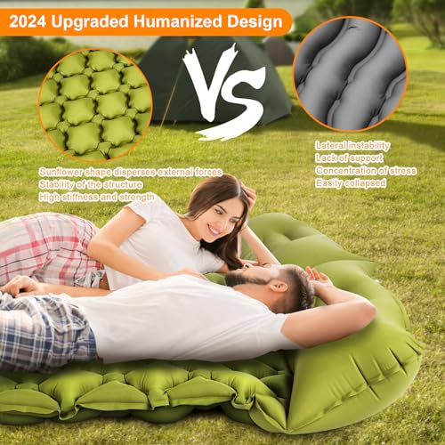 Double Self Inflating Sleeping Pad for 2 Person U2630