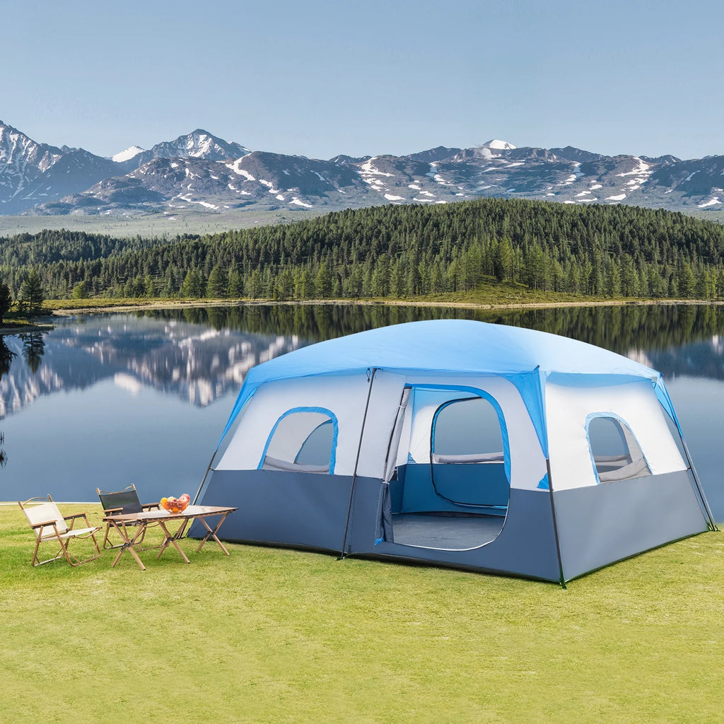 Camping Tent 14 Person 2 Rooms with Carry Bag W18215